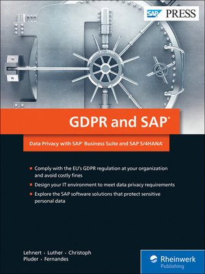 cover image of GDPR and SAP